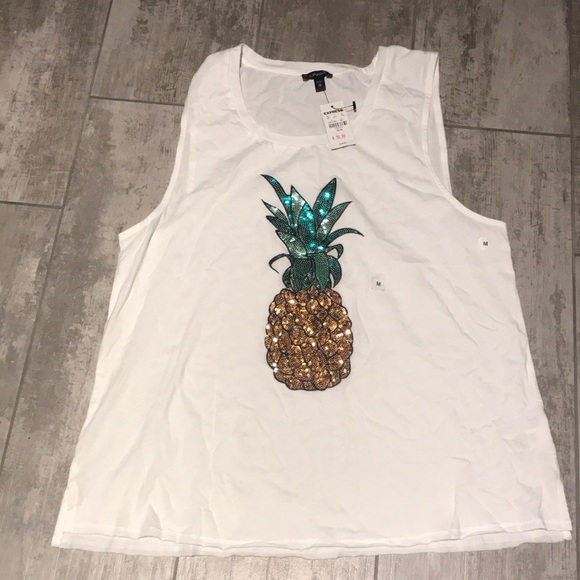 Express Tops - EXPRESS Pineapple Tanktop